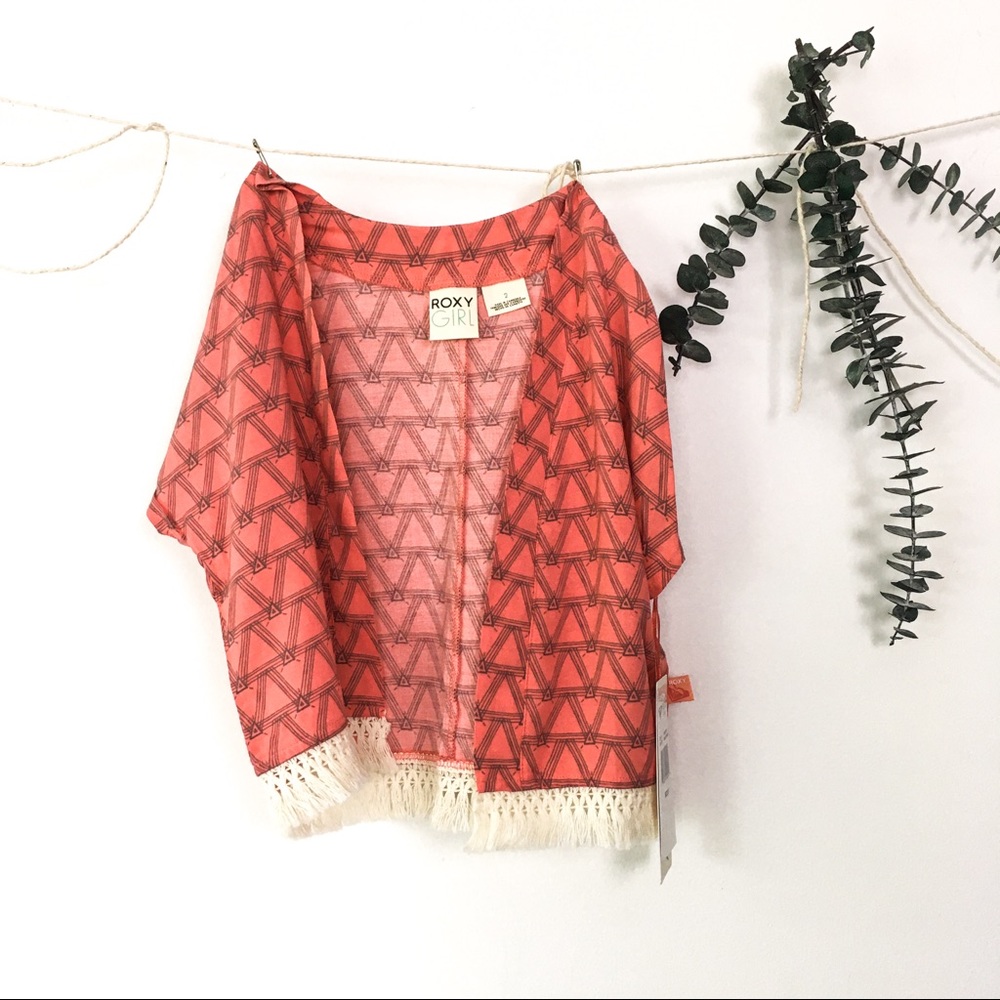 NWT Roxy Girl Swim Cardigan